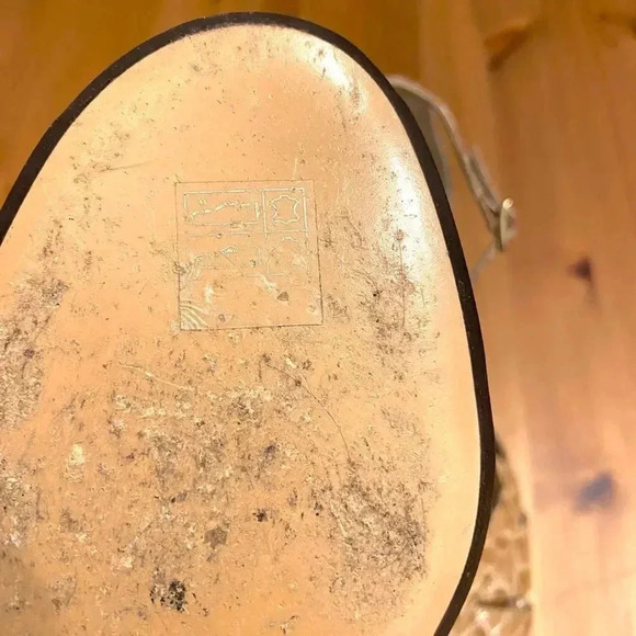 Varda Jenny B New York Designer Croc Leather Heel Sandals Corpcore Officecore - Picture 10 of 11